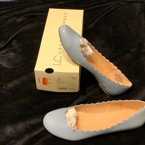 Lauren Conrad ladies size 10 light blue flats.